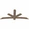 Ekena Millwork Alberta Smooth Timber Gable Bracket, Douglas Fir, 72"W x 33"H x 1 1/2"D x 5 1/2"F, 11/12 Pitch GBW072X33X0206ALB00SDF - alternate 4